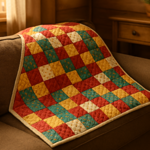 Finished handmade quilt home decor