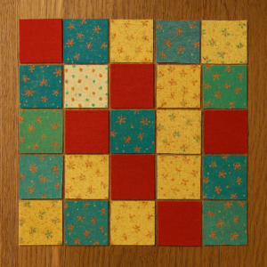 Checkerboard quilt layout planning